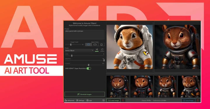 AMD Launches Amuse 2.0: Revolutionizing AI with XDNA Super Resolution Technology Revolutionizing Visuals