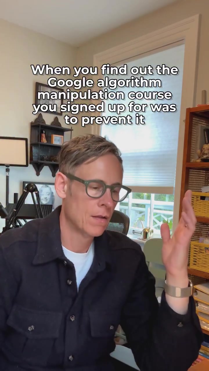 Google Algorithm Manipulation Course Surprise