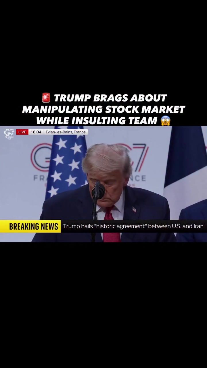 Trump's Stock Market Influence at G7 Summit