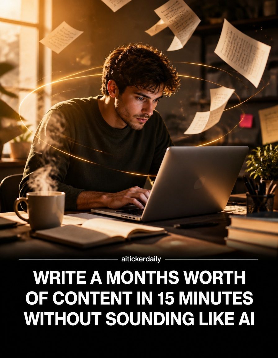 How to Generate a Month of Content in 15 Minutes with AI