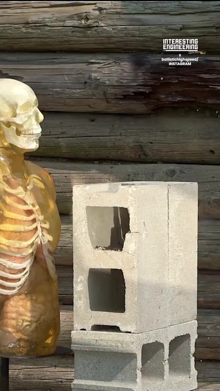 Ballistic Gel Test: Effects of Concrete Barriers on Projectiles