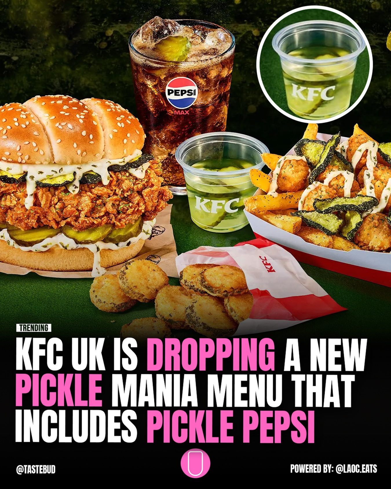 KFC Launches Pickle Mania Menu with Unique Flavors