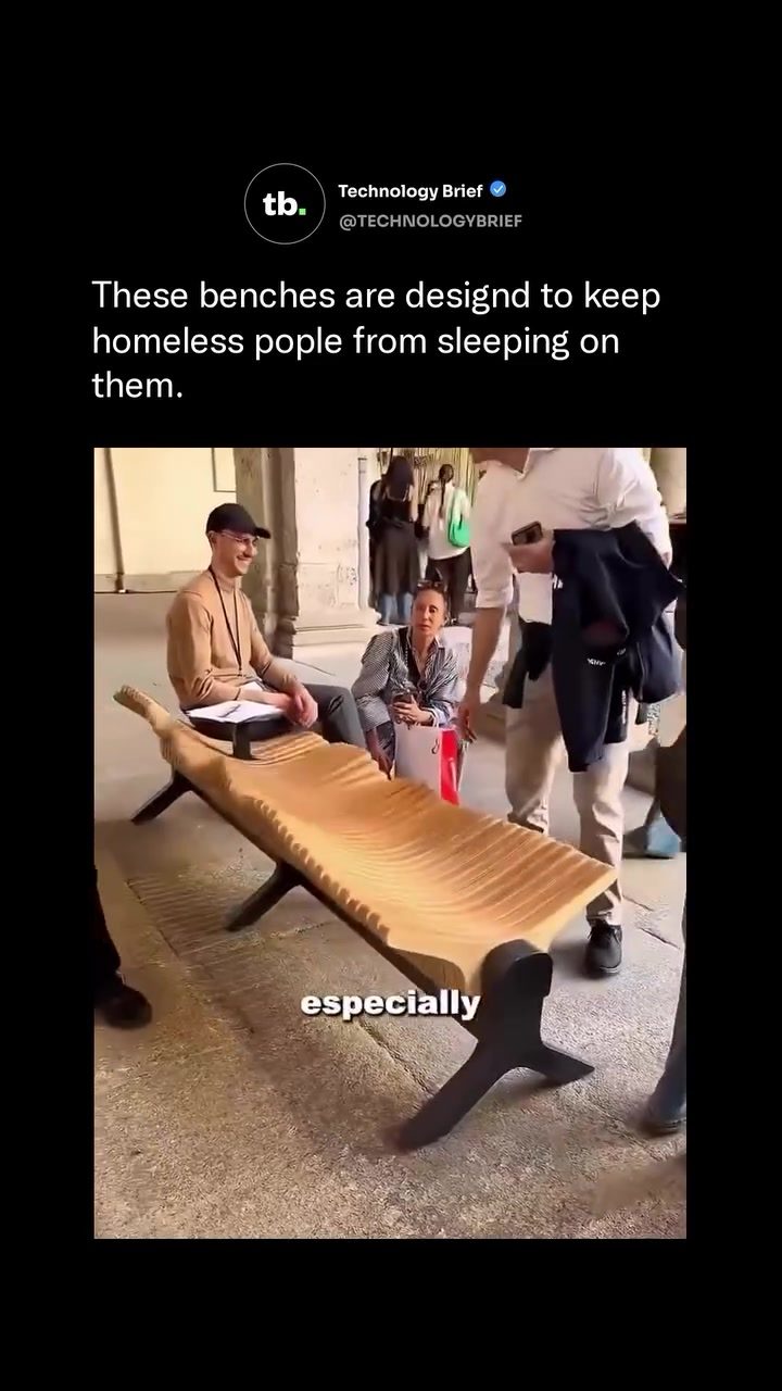 The Unseen Purpose of Anti-Homeless Benches in Urban Design