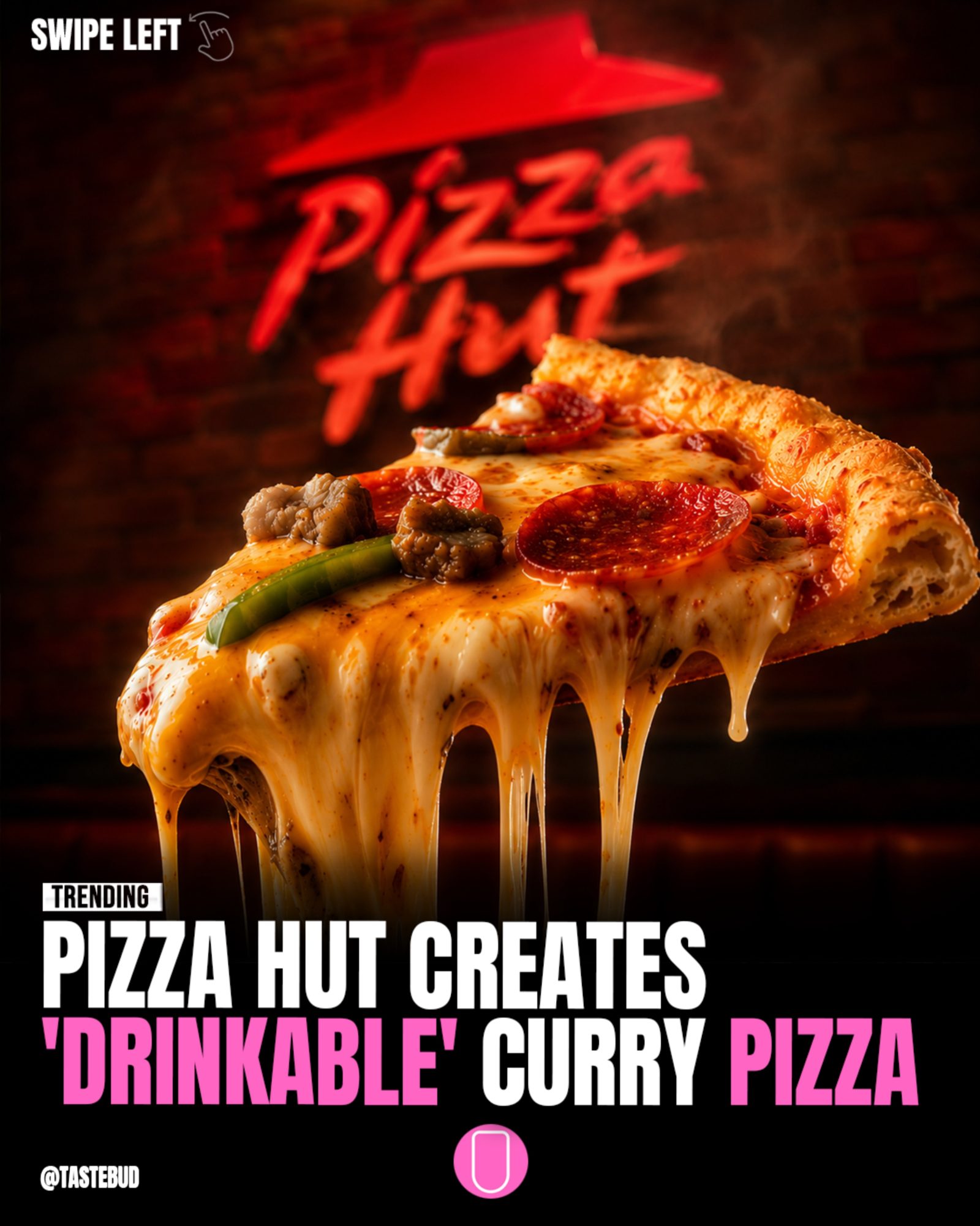 Pizza Hut's Unique Curry-based 'Drinkable' Pizza