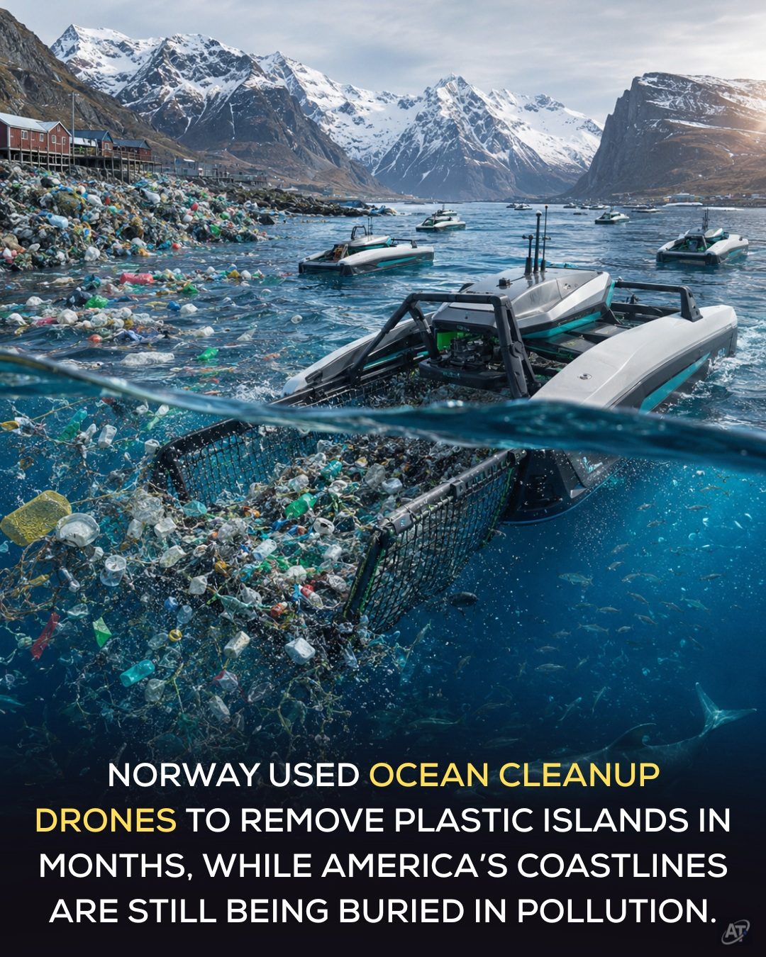 Norway's Ocean Cleanup Drones: Advancing Plastic Removal