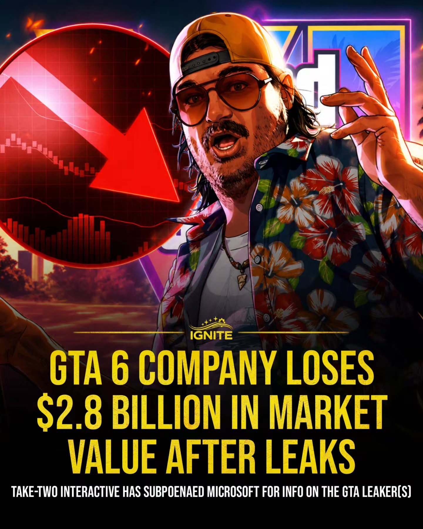 GTA 6 Leaks Cost Take-Two $2.8B: Financial Impact