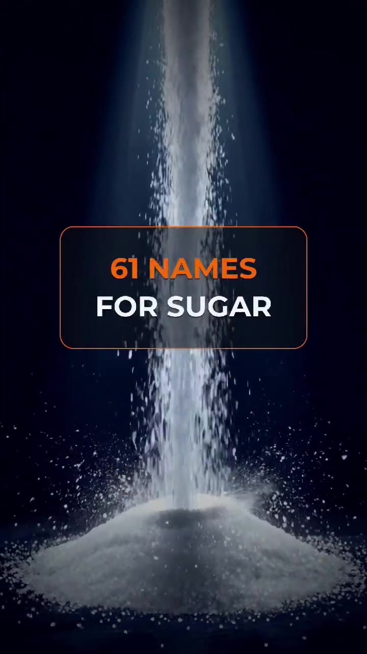 Sugar's Hidden Names on Food Labels