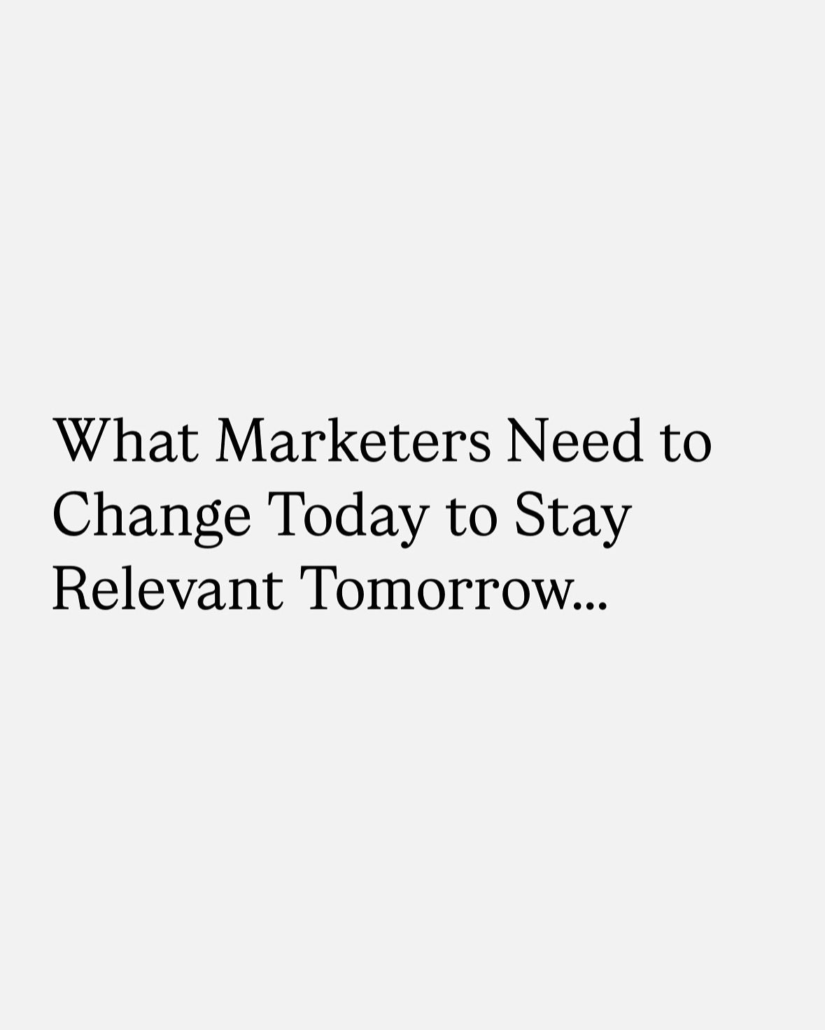 Top Marketing Changes to Stay Ahead in 2024