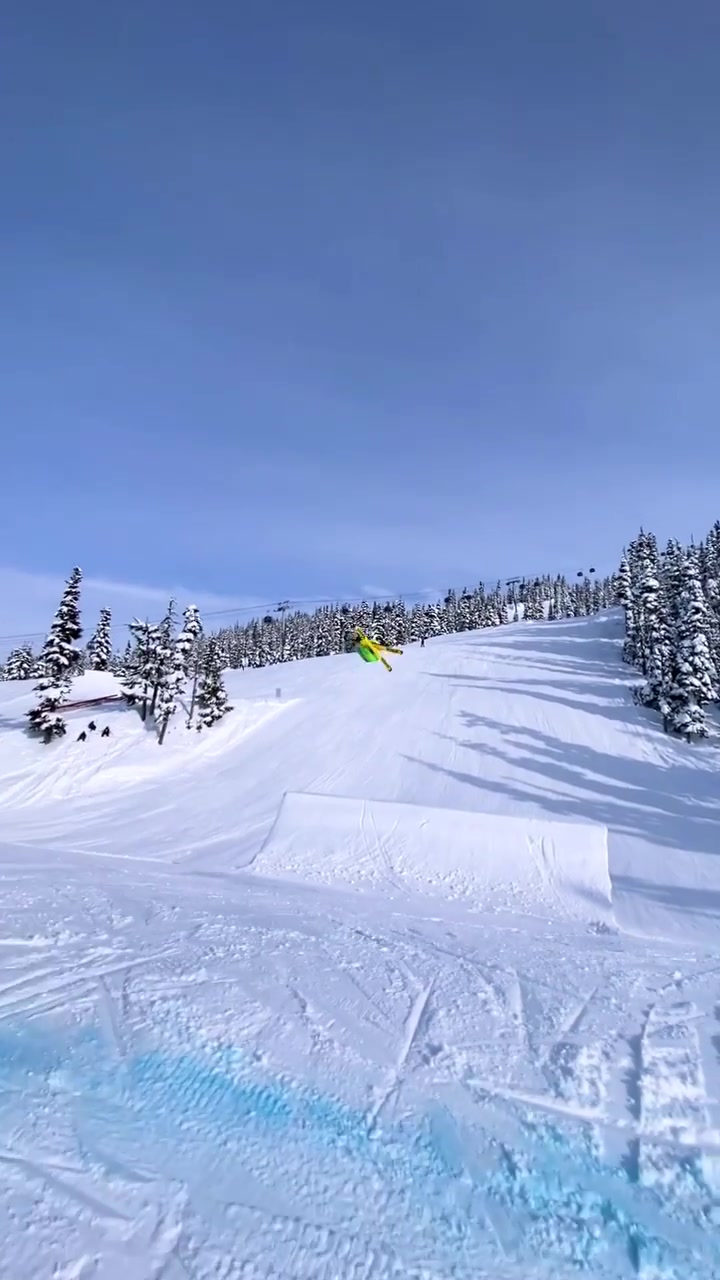 Bruce Oldman's Helicopter Flip Ski Trick in Whistler