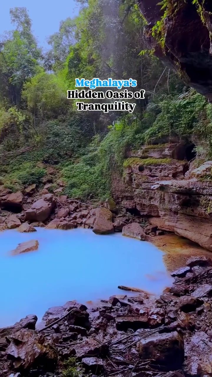 Explore Meghalaya's Tranquil Waterfall Oasis