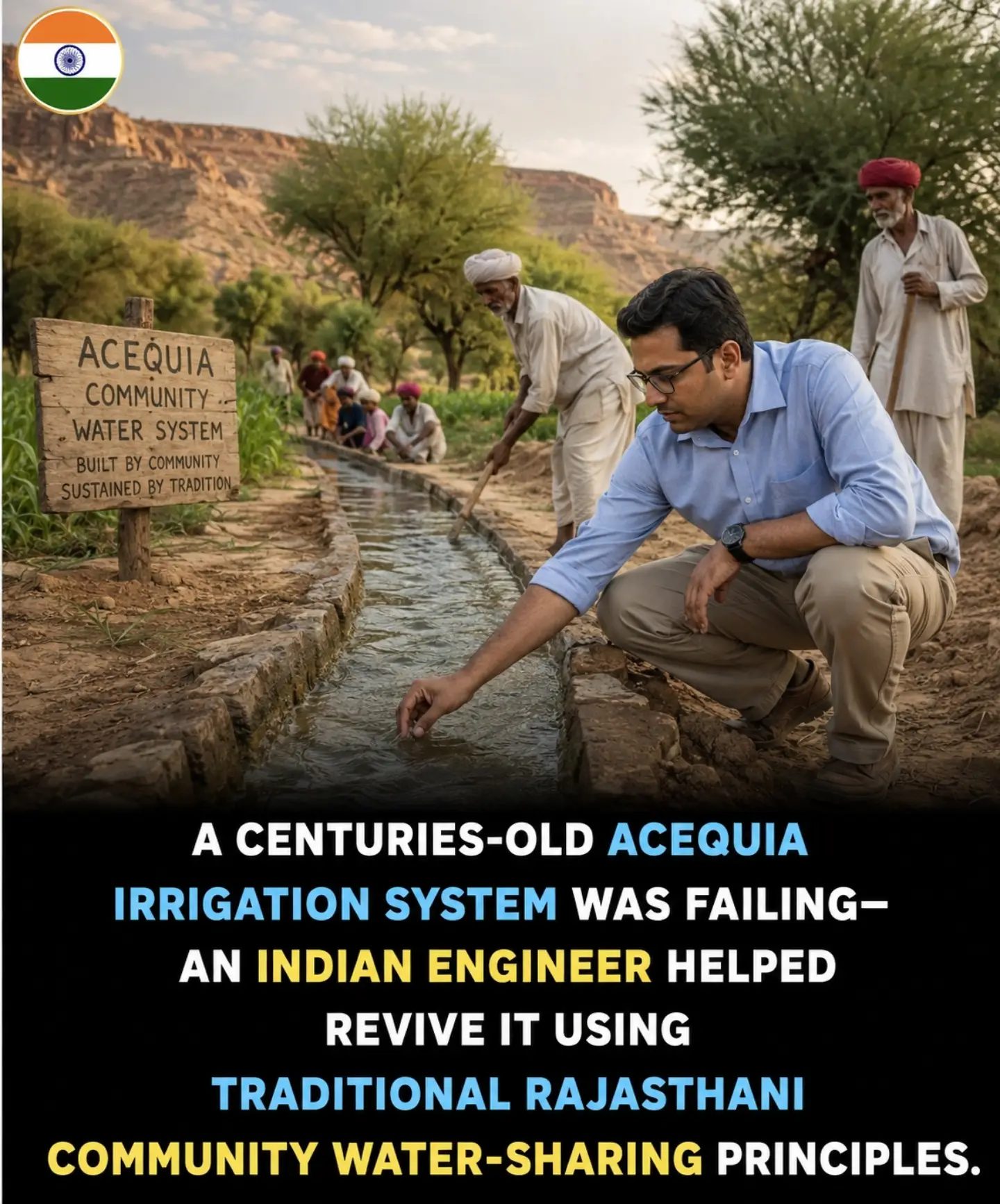 Revival of Rajasthan's Ancient Acequia Water Systems