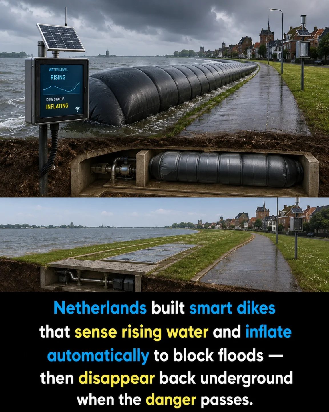 Innovative Smart Dikes Protect Netherlands from Floods