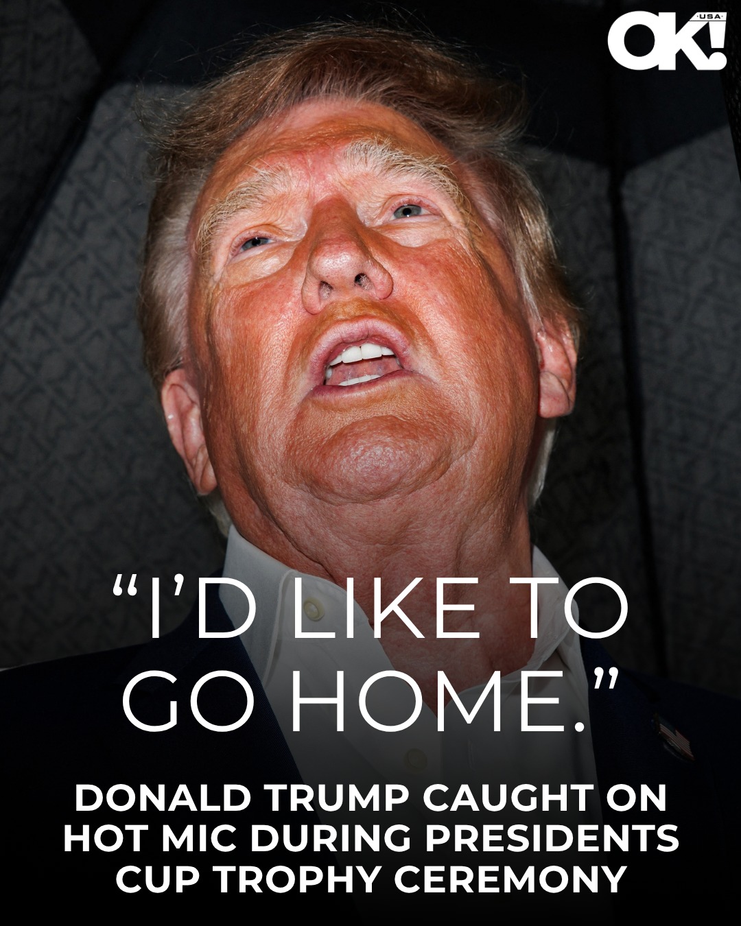 Donald Trump's Hot Mic Moment at Presidents Cup