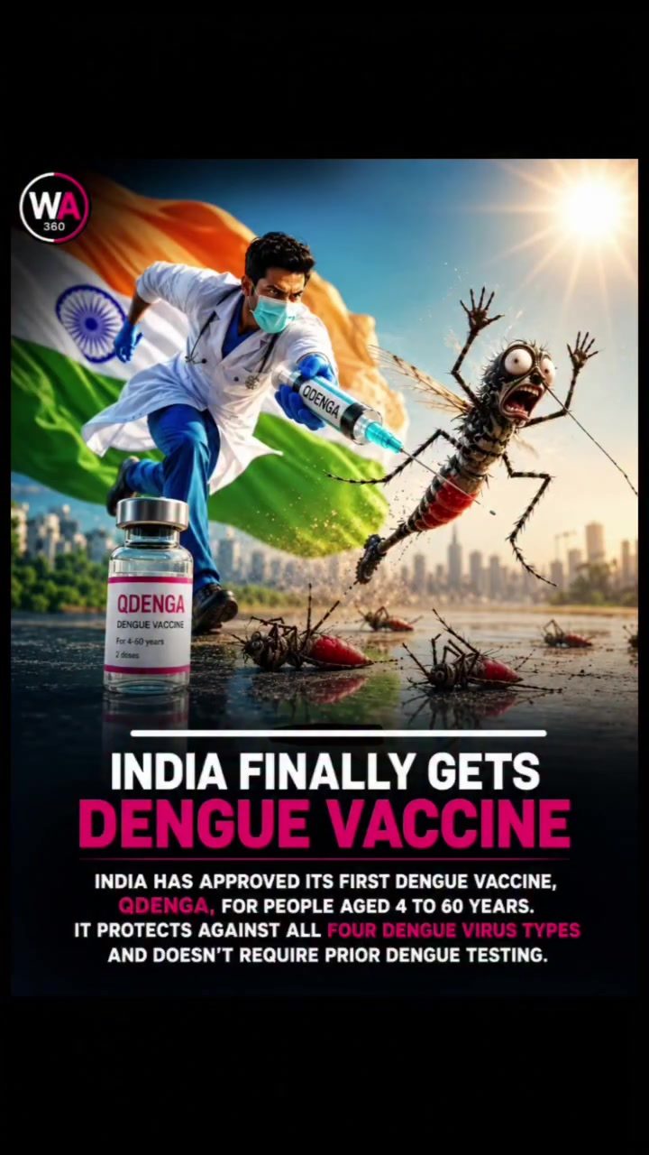 India Unveils First Dengue Vaccine for All Ages