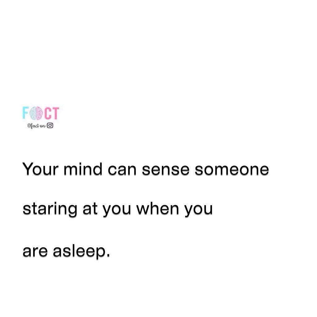 Mind's Secret Skill: Sense Stares While Asleep