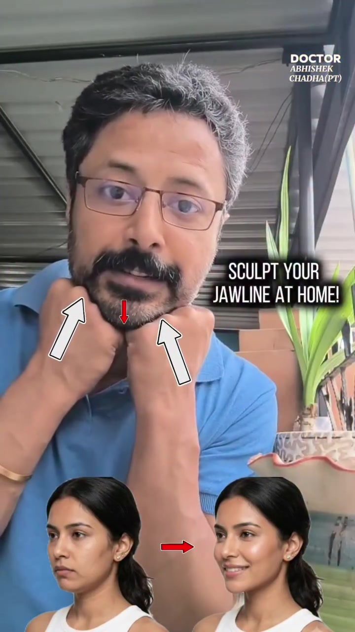 Sculpt Your Jawline and Relieve Tension with These Exercises