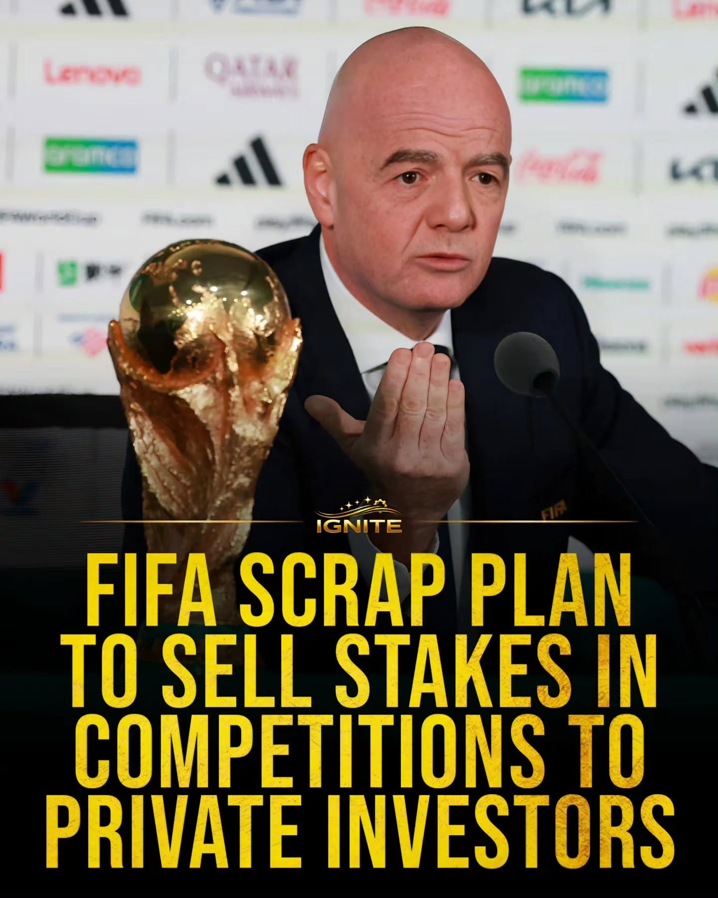 FIFA Abandons Plan to Sell Competition Stakes