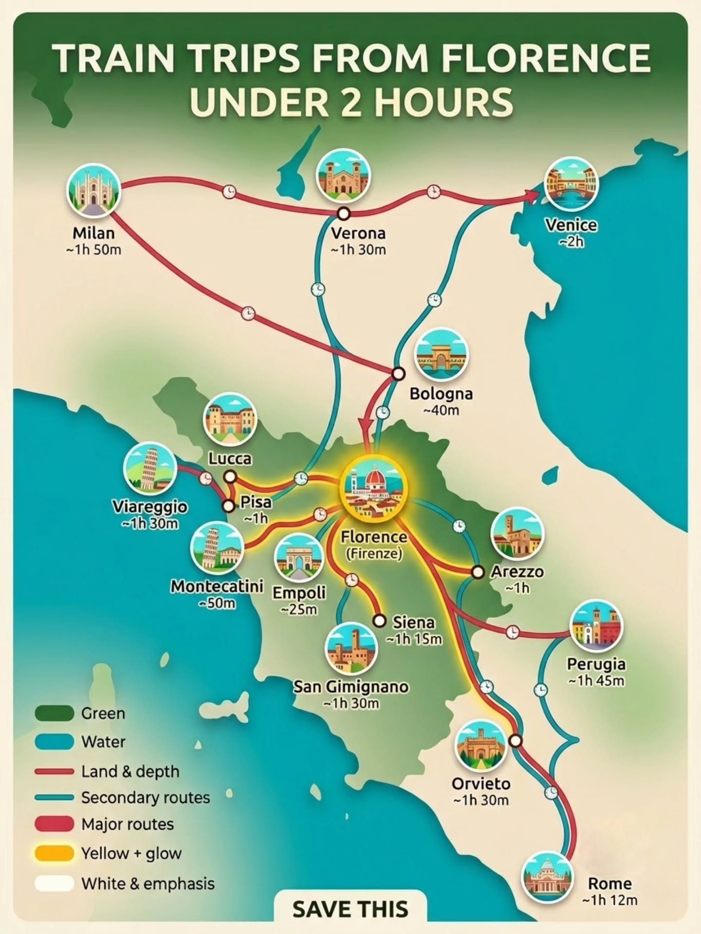 Train Travel from Florence: Top Destinations & Times