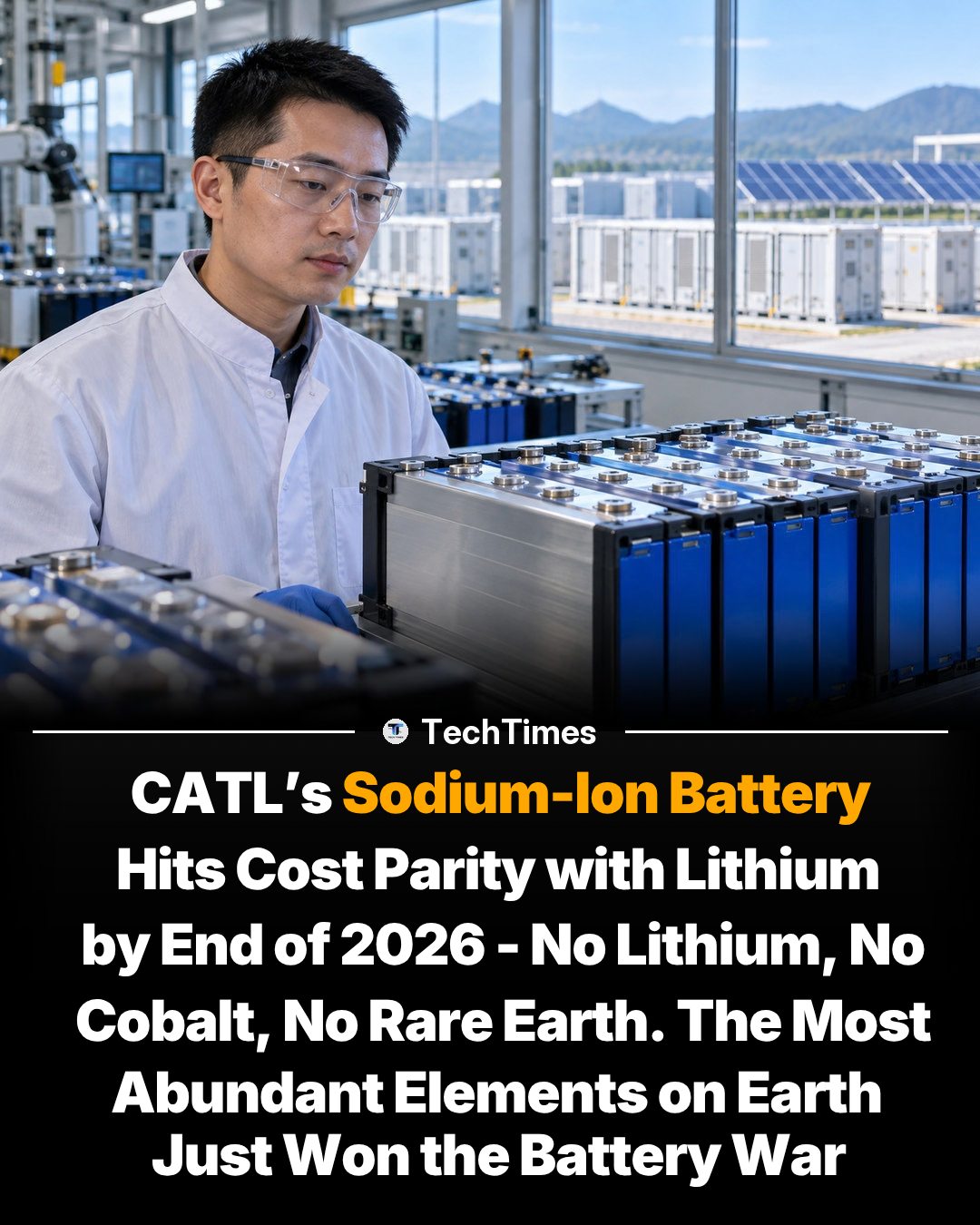CATL's Sodium-Ion Battery: Cost Parity by 2026