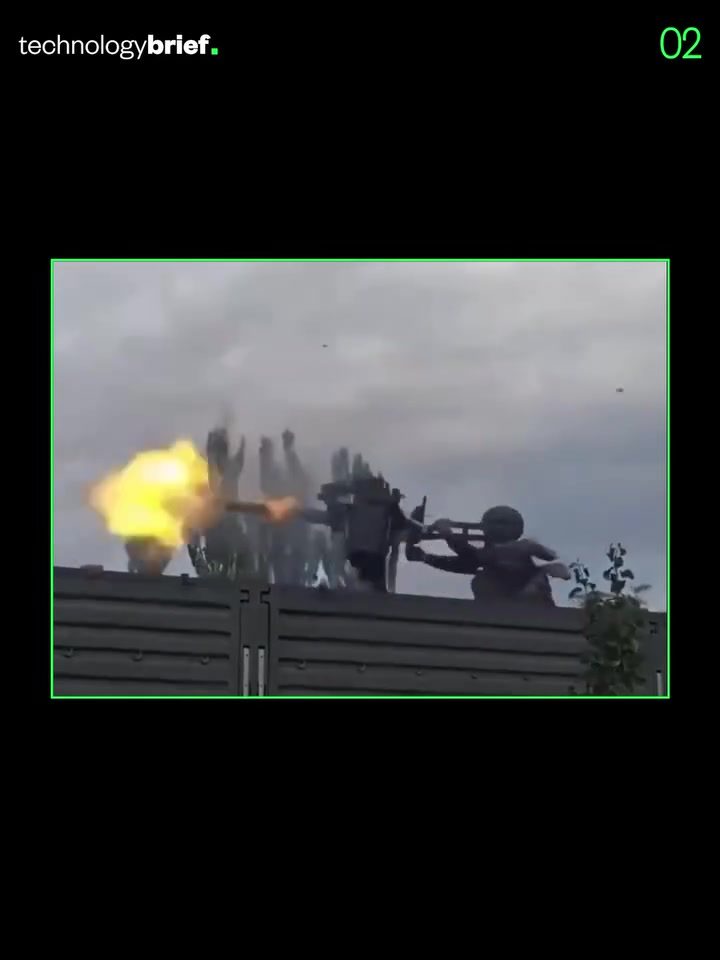 Russian Soldier Mishap With YakB-12.7 Machine Gun