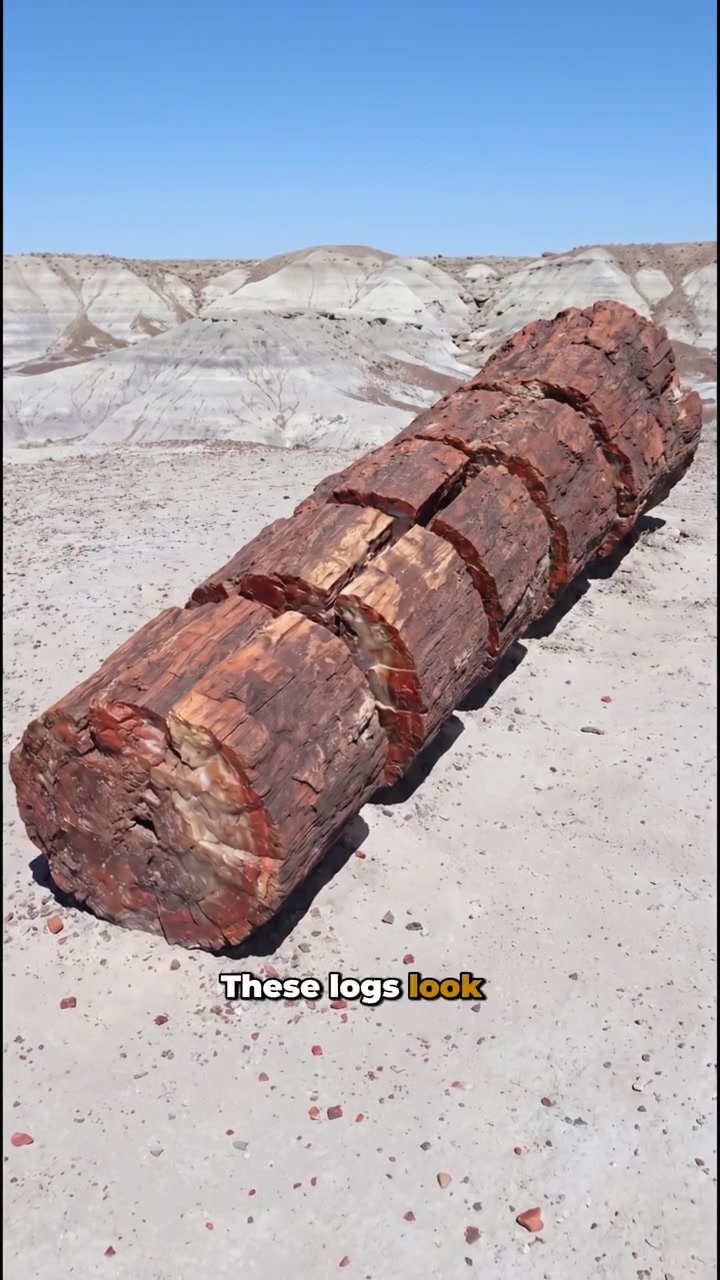 Petrified Wood in Arizona National Park