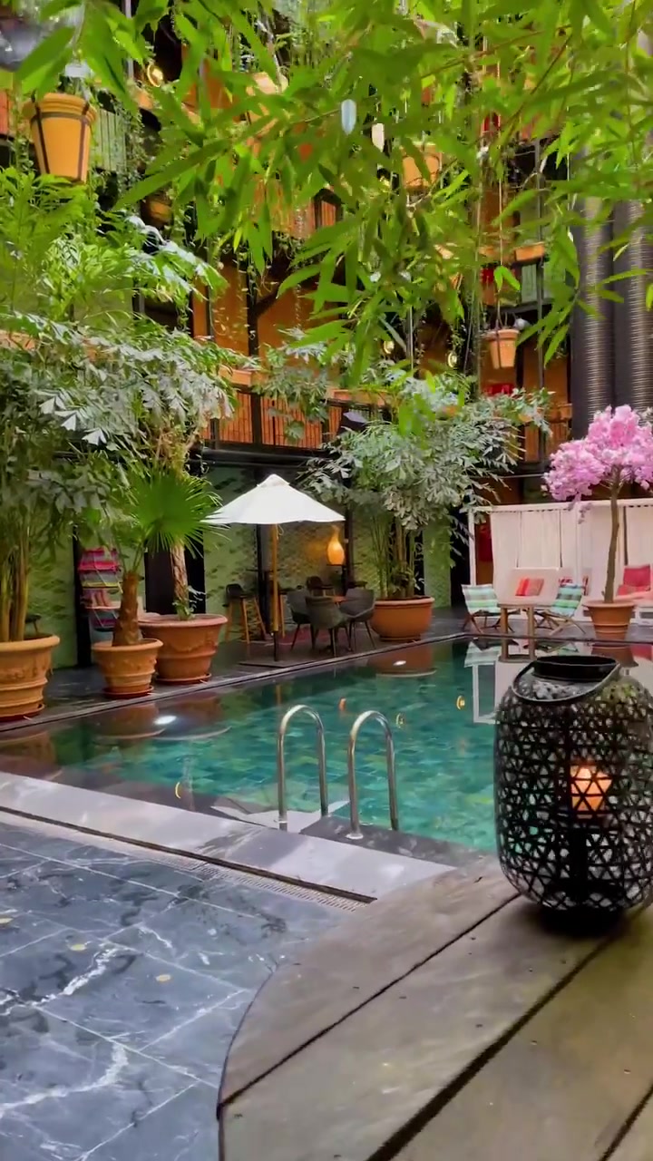 Copenhagen Luxury Hotel Pool: A Tropical Oasis