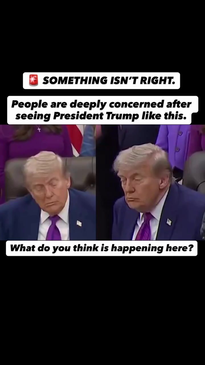 Trump's Unusual Facial Expression Sparks Health Concerns