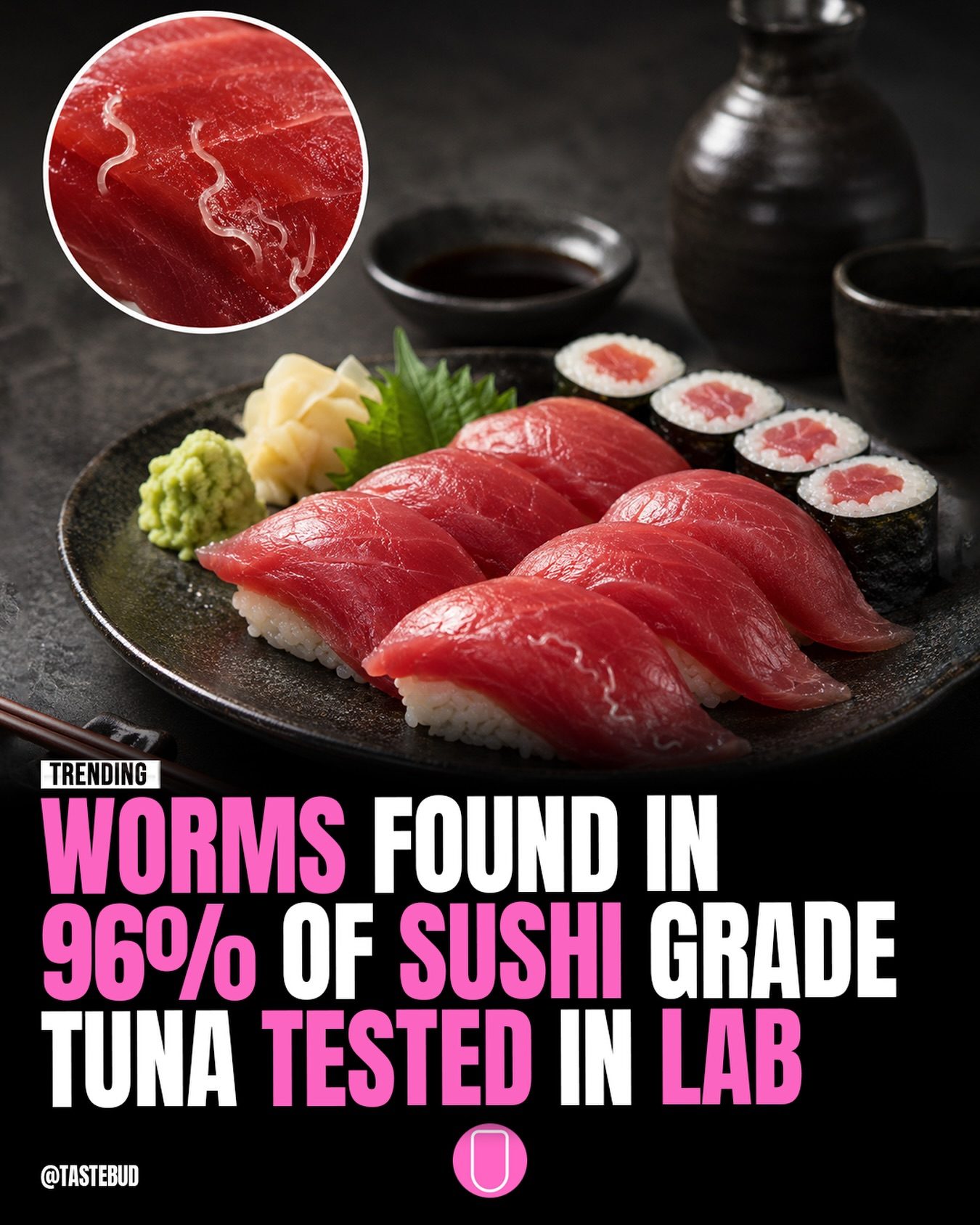 Sushi Worms: 96% of Tuna Infested