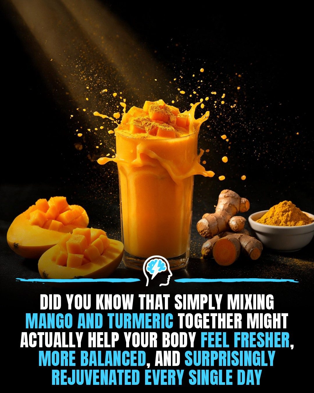 **Mango and Turmeric: Your Morning Wellness Boost**