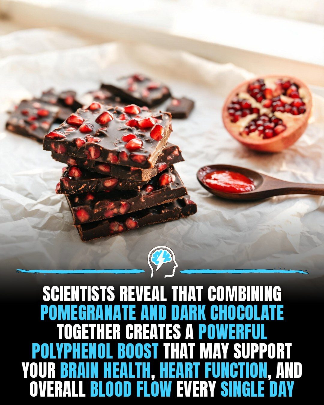 Unlocking Brain and Heart Benefits: The Power of Pomegranate and Dark Chocolate