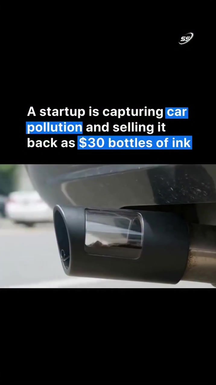 Startup Turns Car Pollution into $30 Ink Bottles