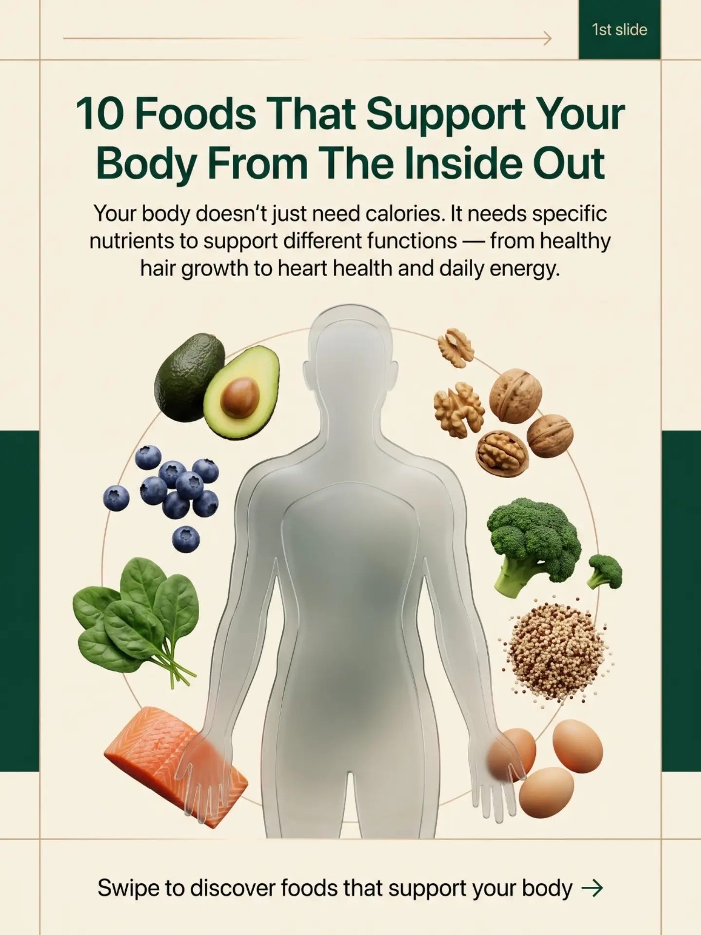 Nutrient-Dense Foods for Hair, Gut & Heart Health