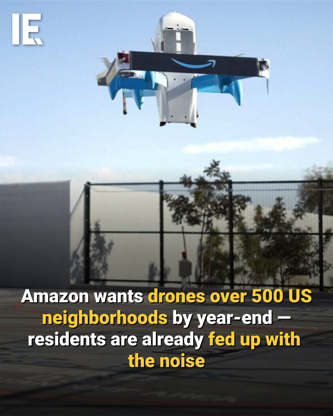 Amazon Drone Delivery Noise Concerns