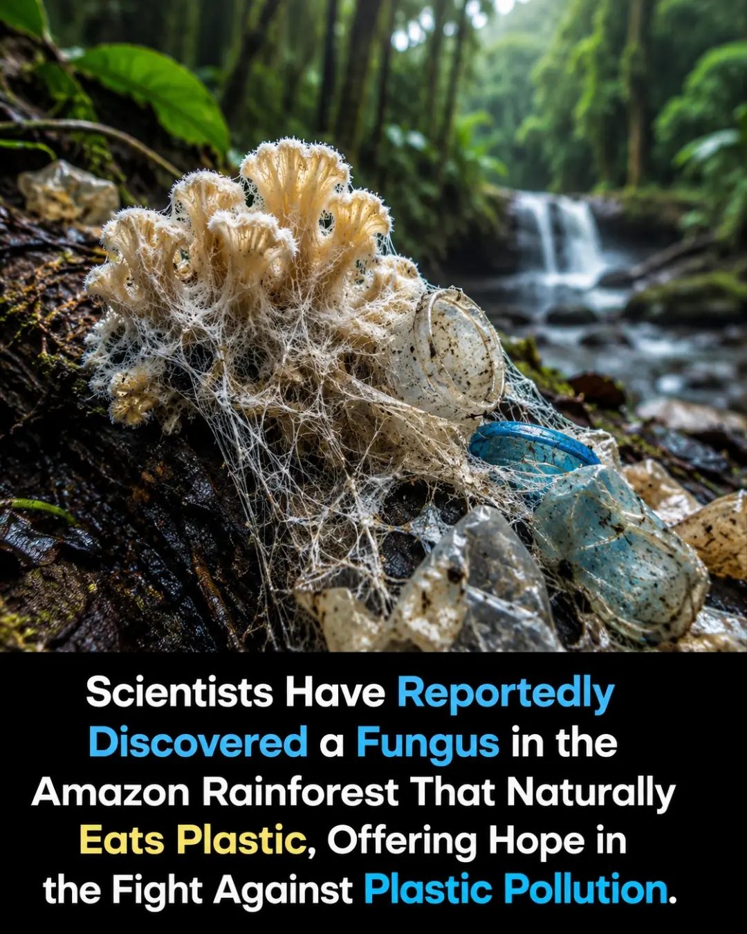 Fungus in Amazon Naturally Consumes Plastic