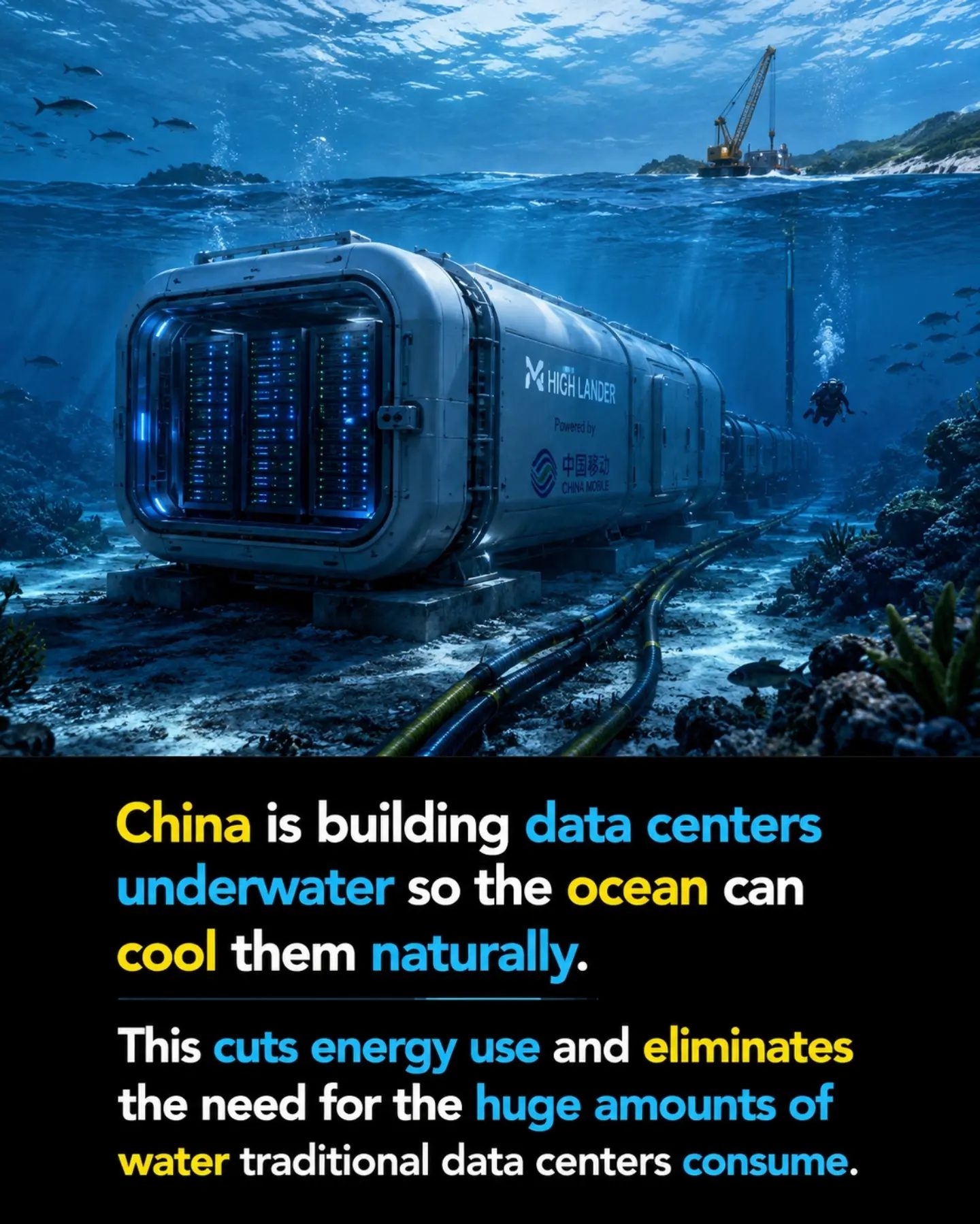 China Mobile's Innovative Underwater Data Centers