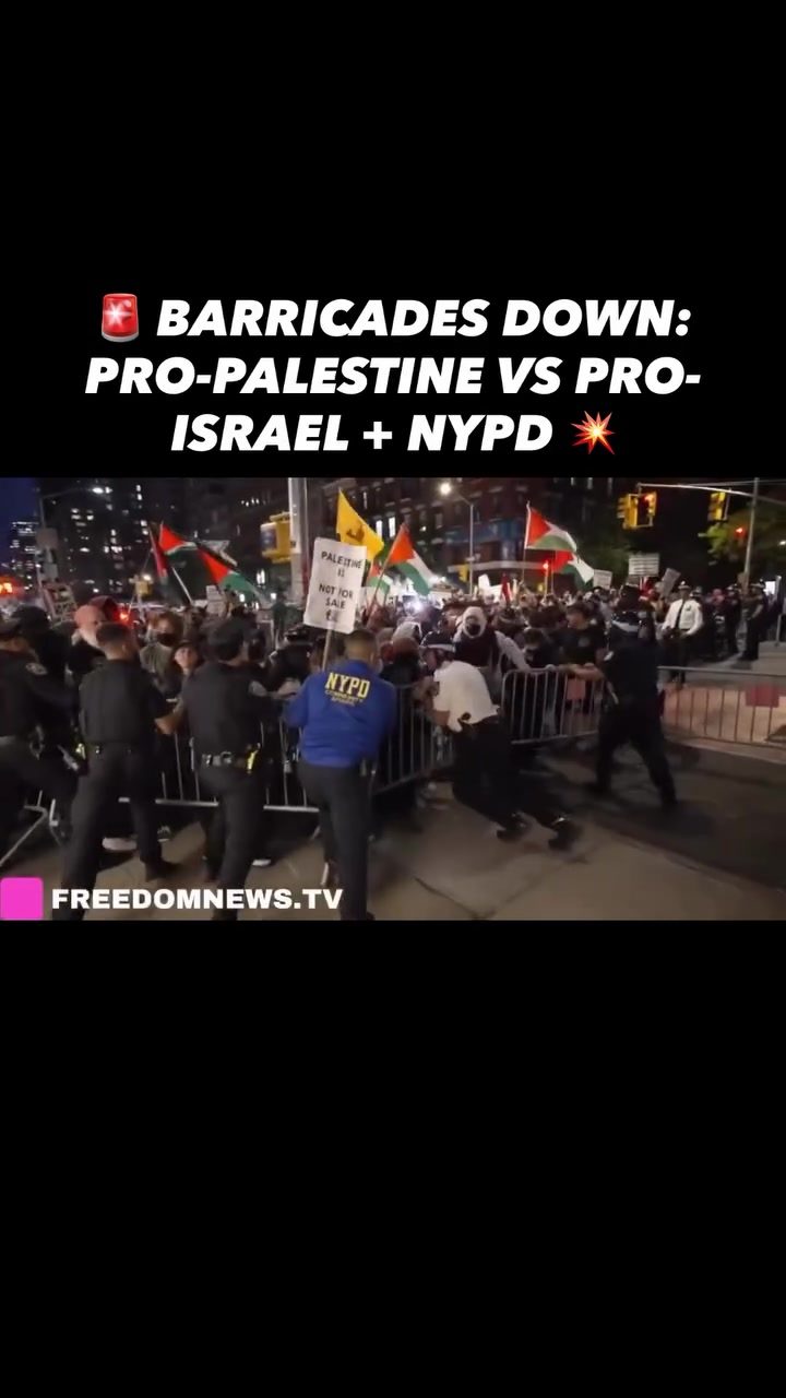 NYC Protests Erupt: Pro-Palestinian Clashes with NYPD, Counter-Demonstrators