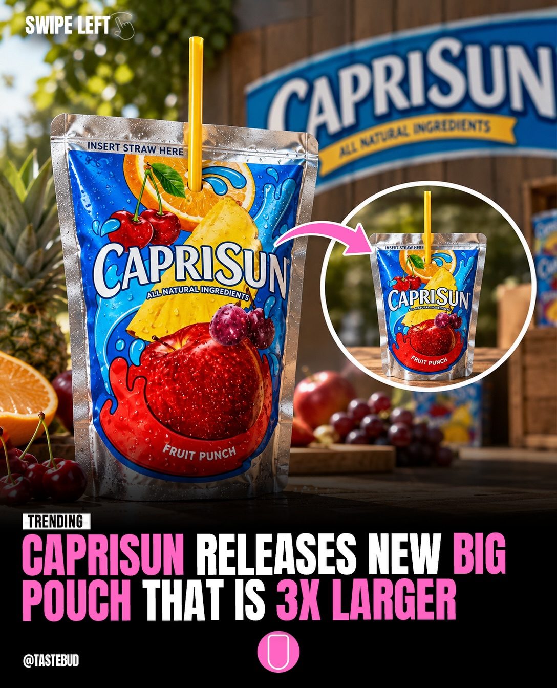 Capri Sun's New Larger Juice Pouch