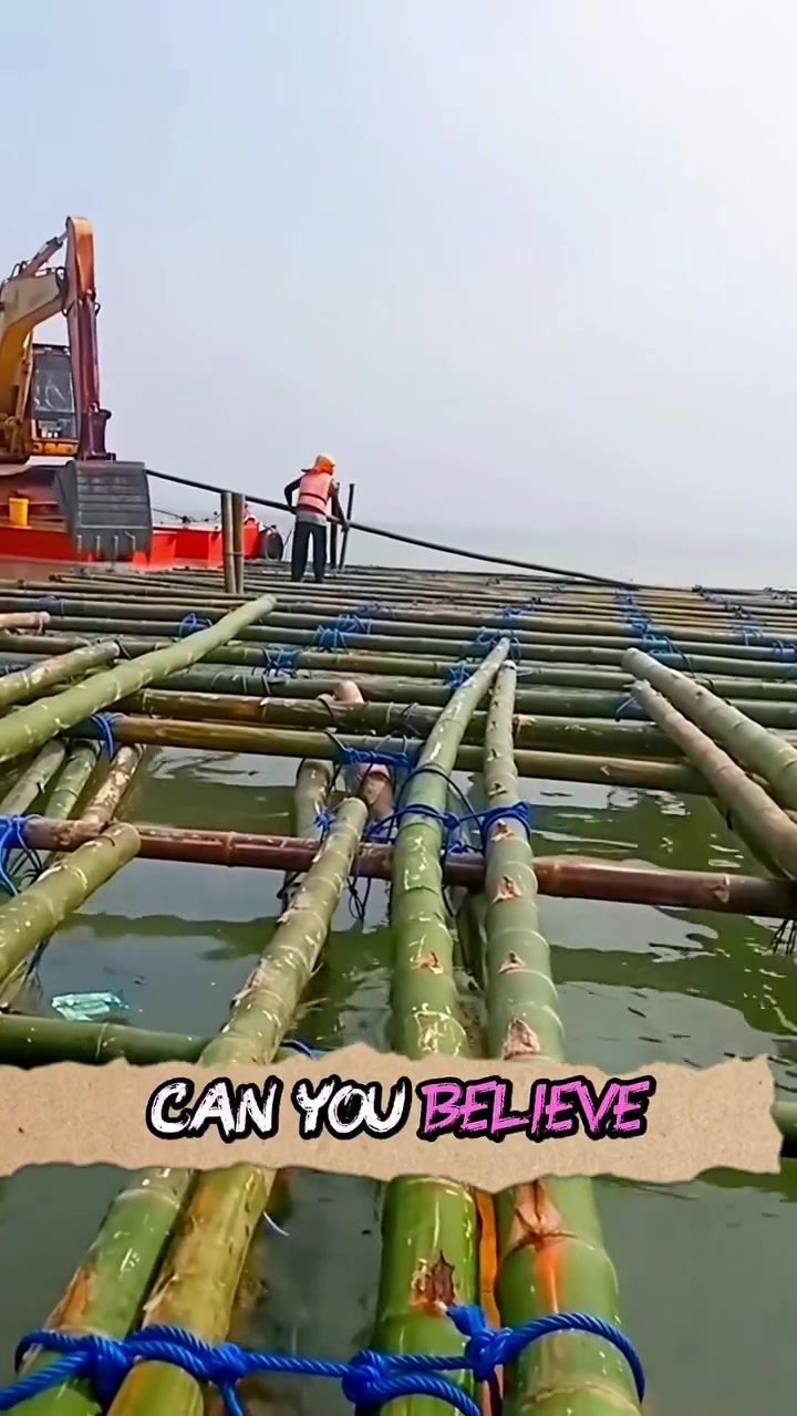 Indonesia's Unique Sea Highway: 10 Million Bamboo Poles