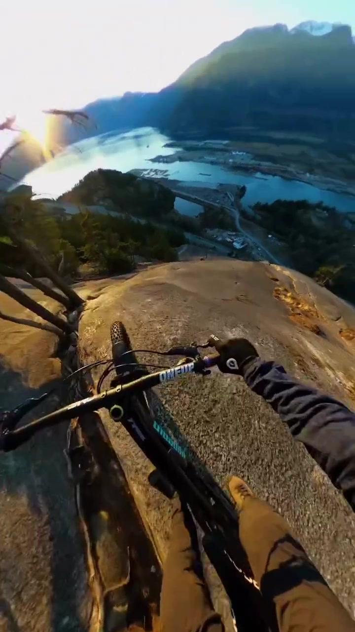 Mountain Biking Descent: ONEUP Bike Action