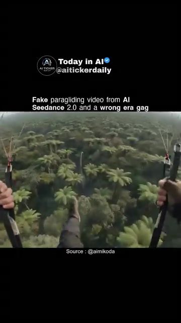 AI Paragliding Gag: Seedance 2.0's Fake Video Magic