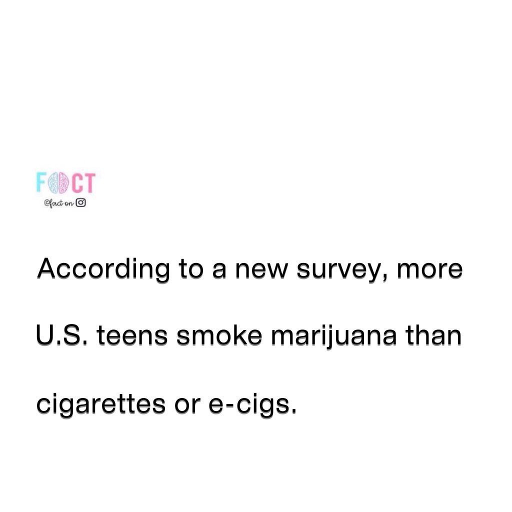 Survey reveals more US teens smoke marijuana than cigarettes or e-cigs