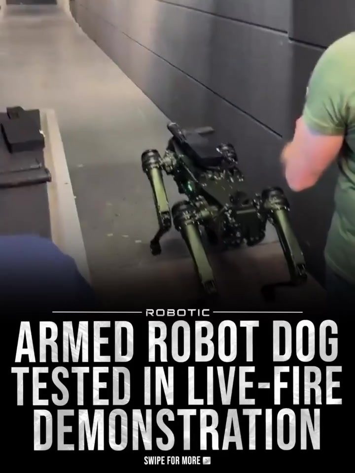 Armed Robotic Dogs: Revolutionizing Military Operations