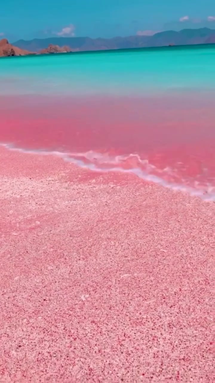 Pink Beach: Turquoise Water and Pink Sand