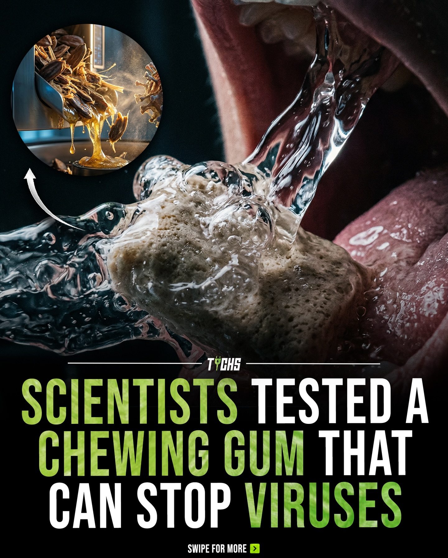Plant-Based Chewing Gum: Lab Tested to Neutralize 95% of Flu Viruses