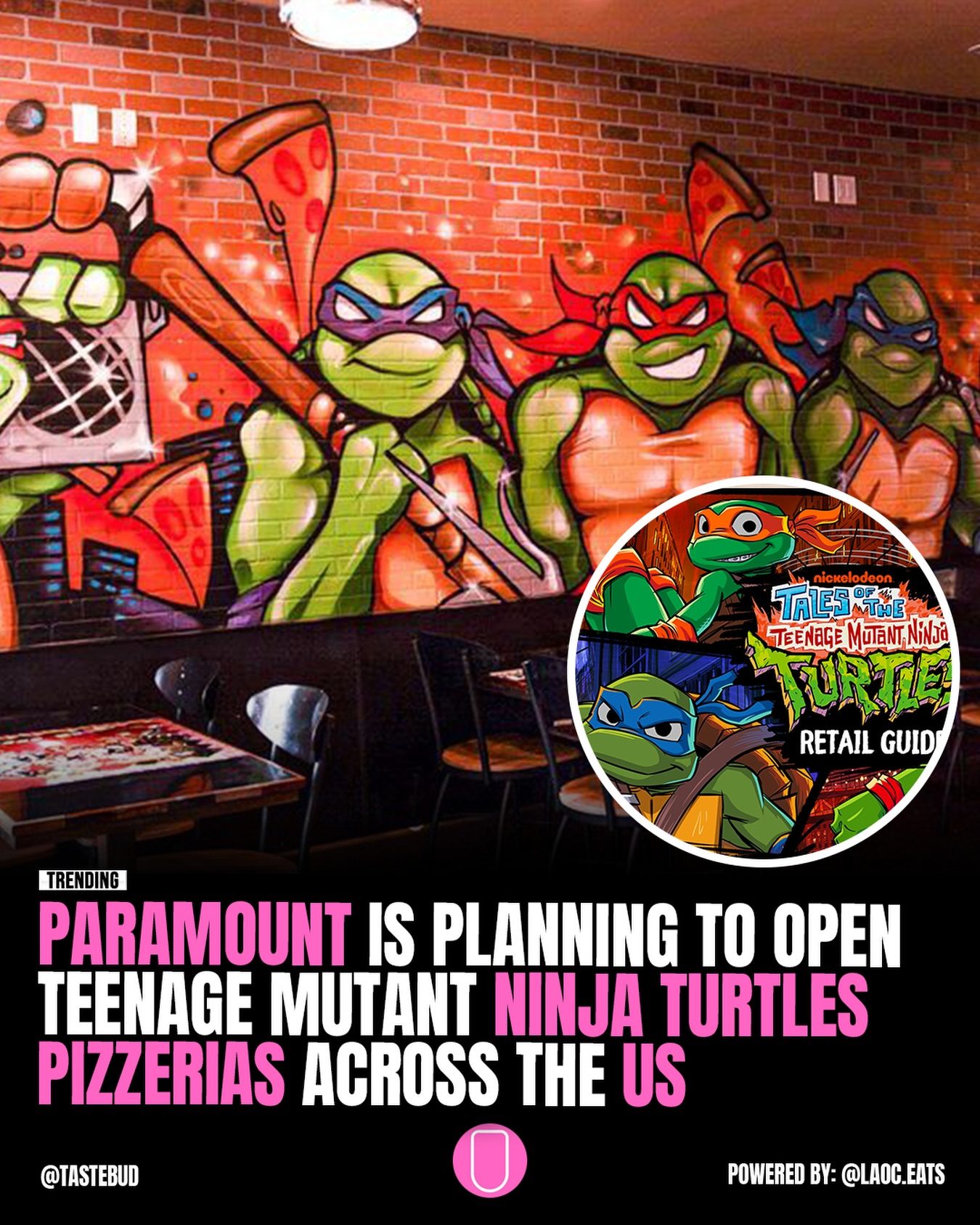 Paramount's Teenage Mutant Ninja Turtles Pizzerias Coming to US