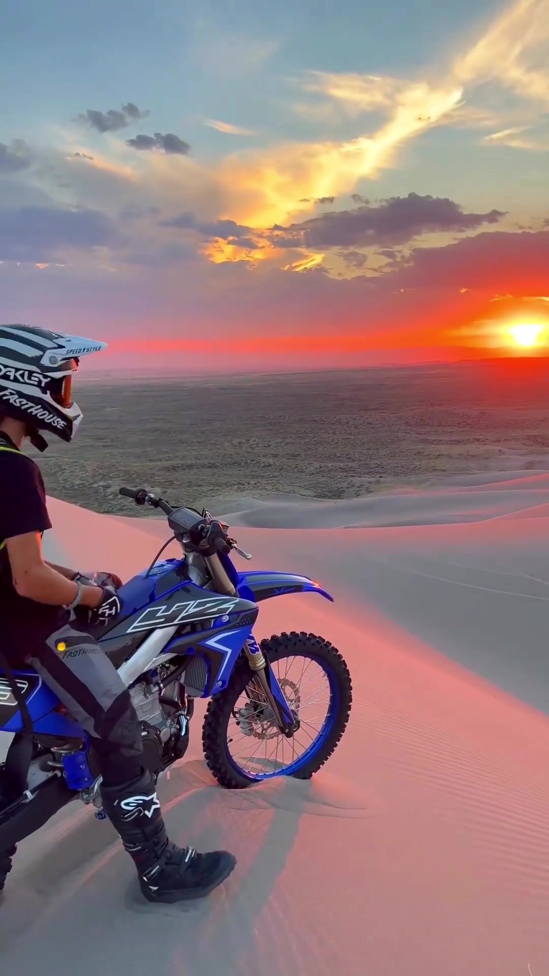 Dirt Bike Riding in California Desert