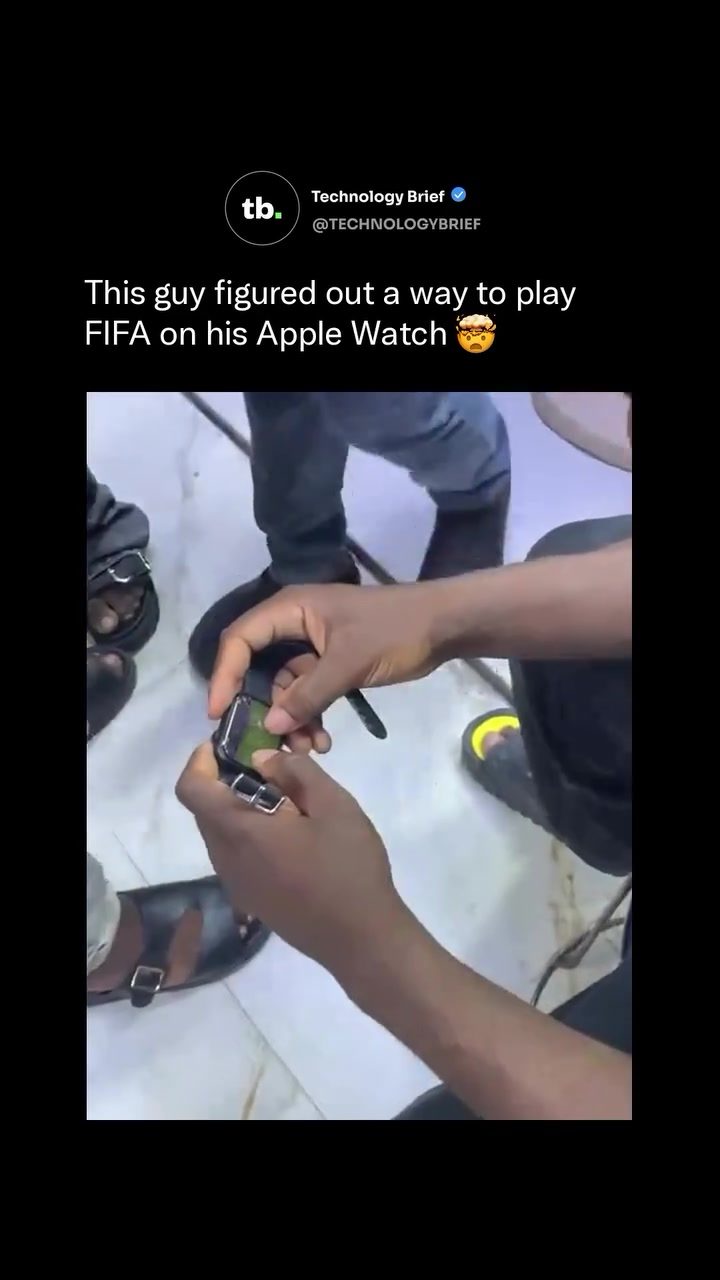 Playing eFootball on a Cracked Apple Watch: Unconventional Gaming