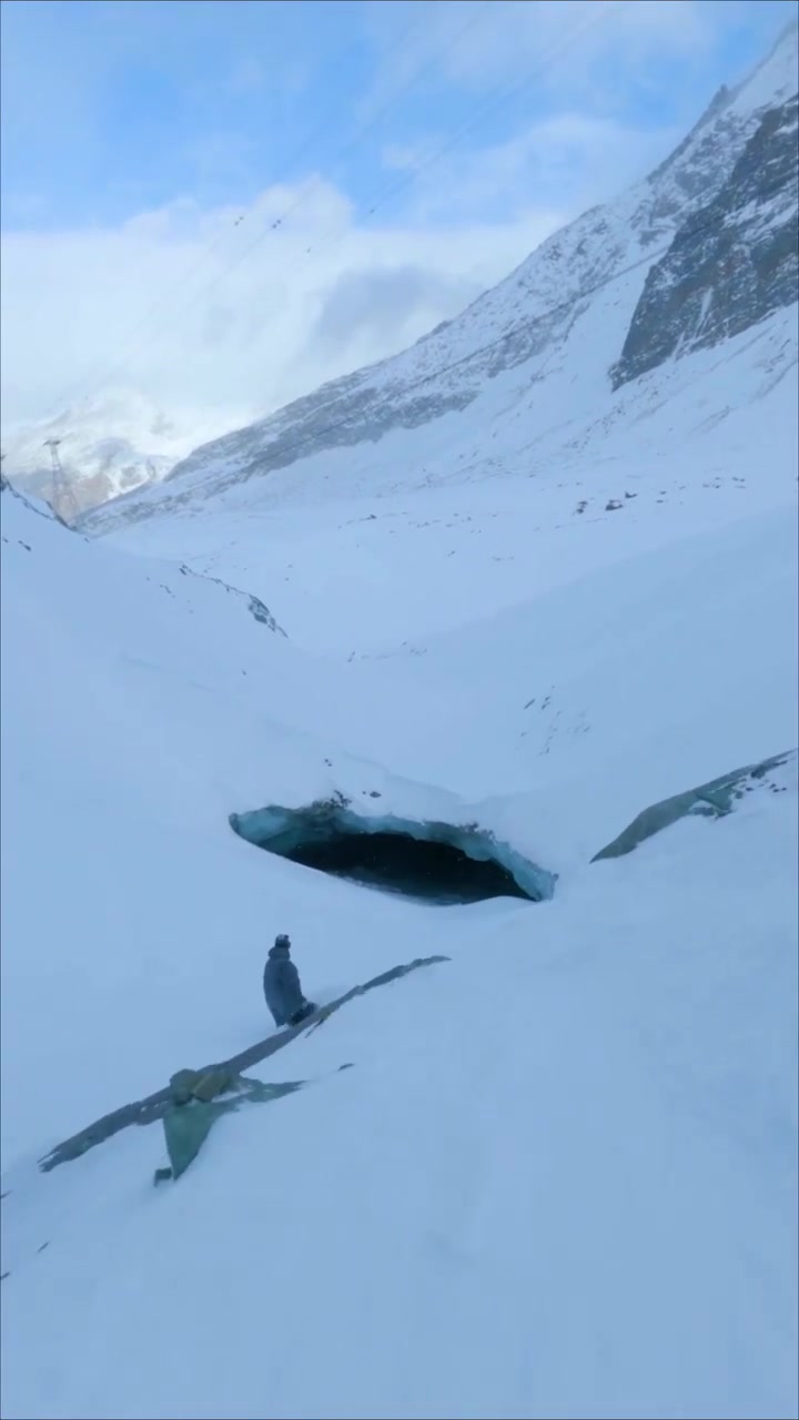 Frederik Kalbermatten's Ice Cave Snowboarding Adventure