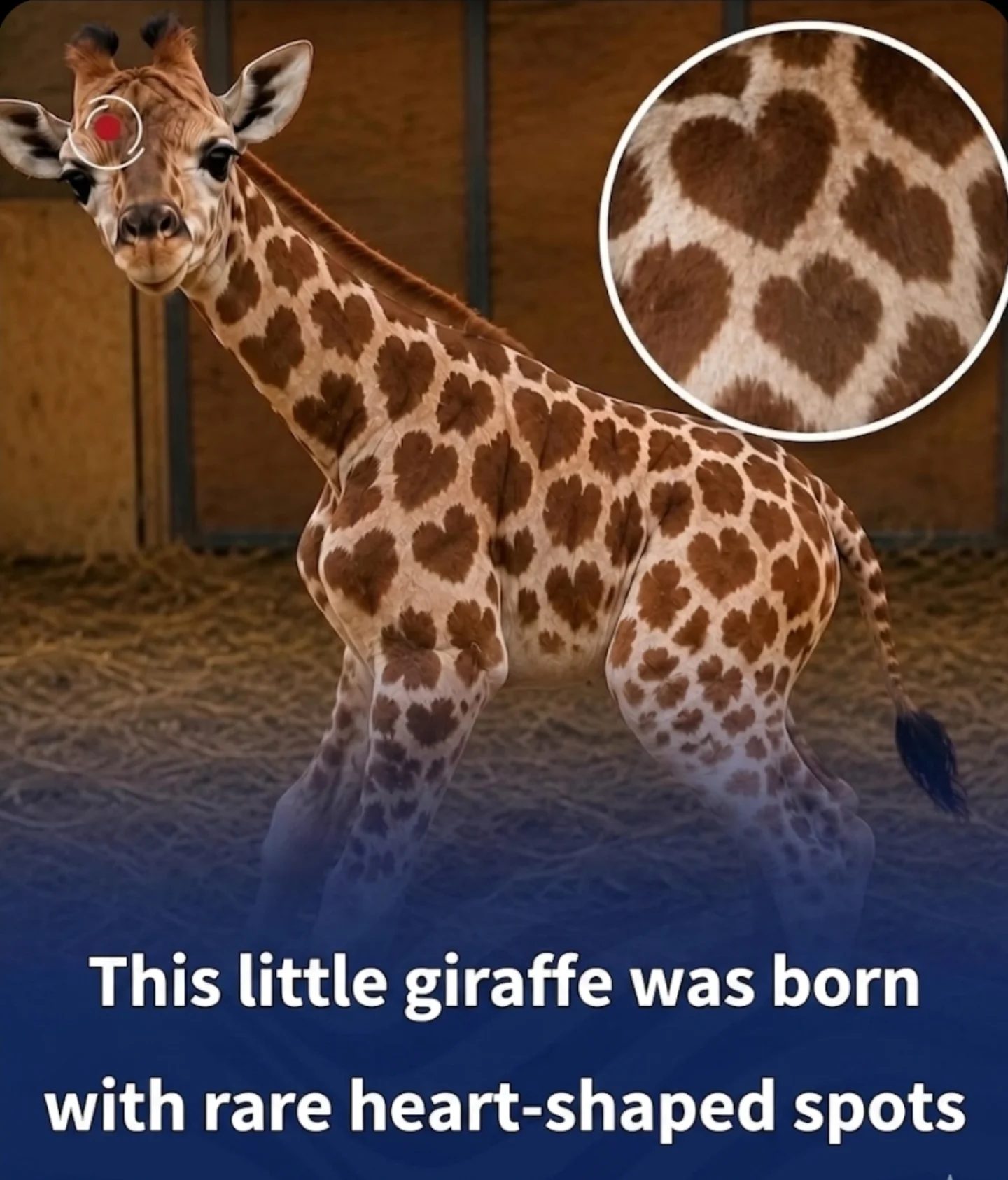 Giraffe Heart-Shaped Spots: AI Art or Nature?