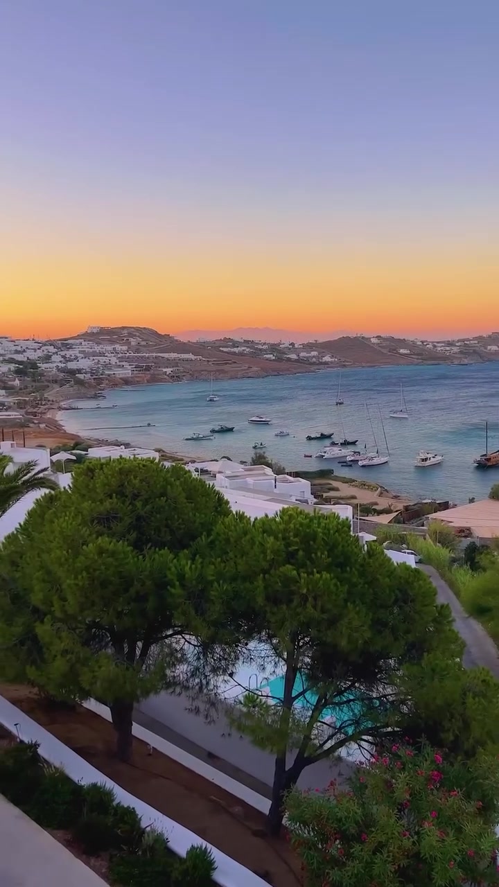 Mykonos Sunset View at Katikies Hotel
